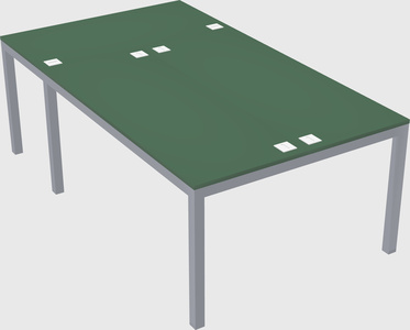Shared office desks