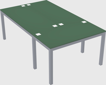 Shared office desks