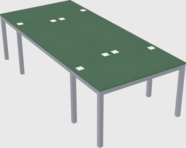 Shared office desks