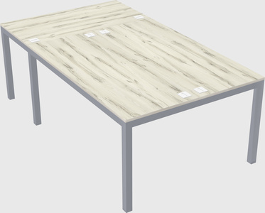 Shared office desks
