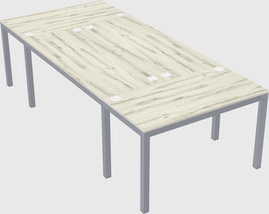 Shared office desks