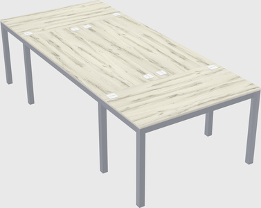 Shared office desks