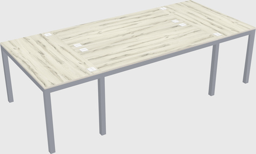 Shared office desks