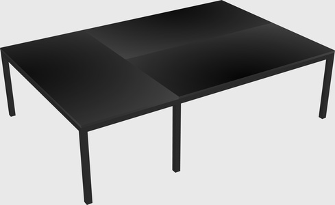 Shared office desks