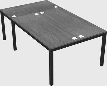 Shared office desks