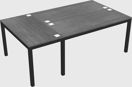 Shared office desks