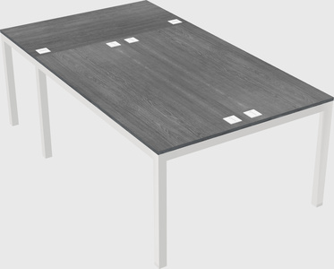 Shared office desks