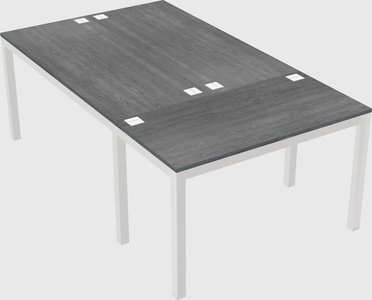 Shared office desks