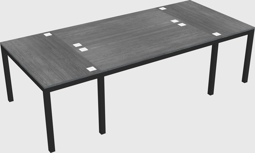 Shared office desks