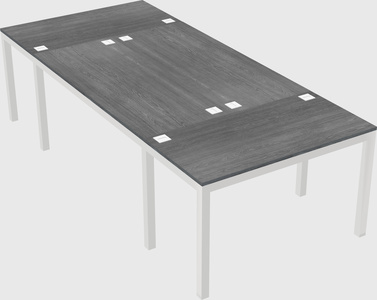 Shared office desks