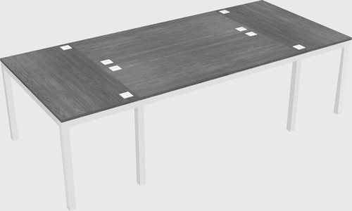 Shared office desks