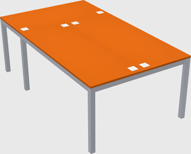 Shared office desks