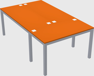 Shared office desks