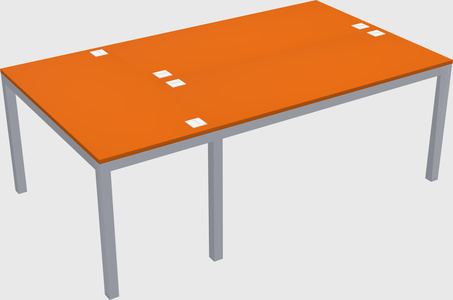 Shared office desks