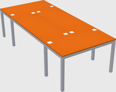 Shared office desks