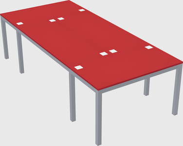 Shared office desks