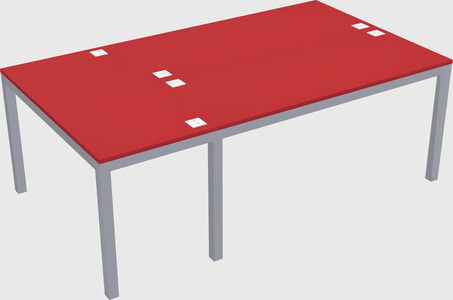 Shared office desks