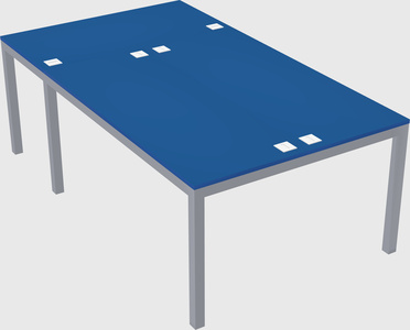 Shared office desks