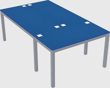 Shared office desks