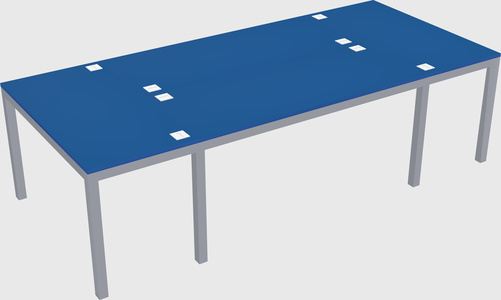 Shared office desks