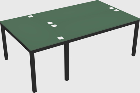 Shared office desks