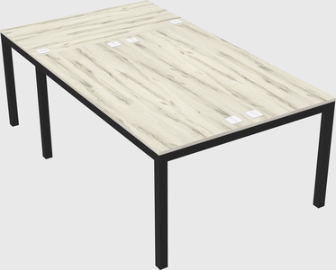 Shared office desks