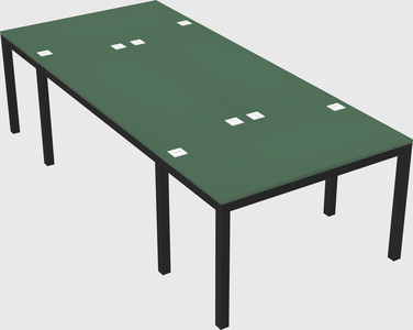 Shared office desks