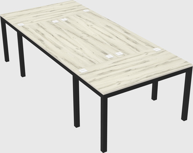 Shared office desks