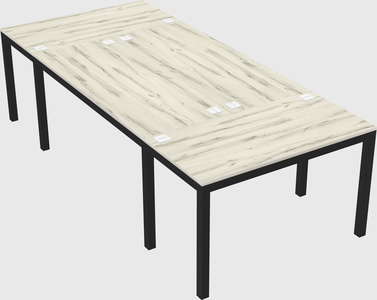 Shared office desks