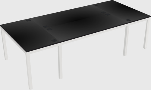 Shared office desks