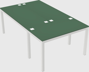 Shared office desks