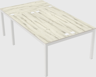 Shared office desks