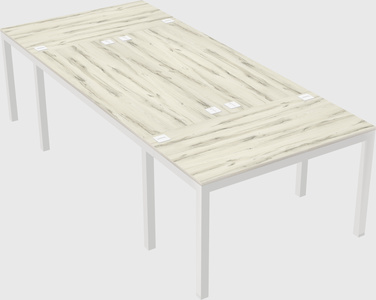 Shared office desks