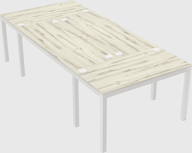 Shared office desks