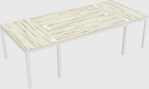 Shared office desks
