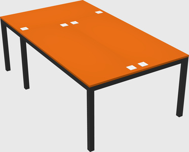 Shared office desks