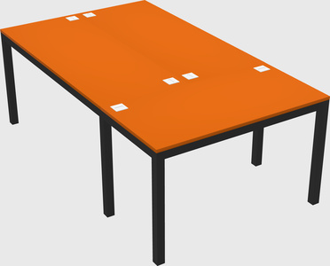 Shared office desks