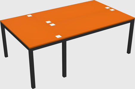 Shared office desks