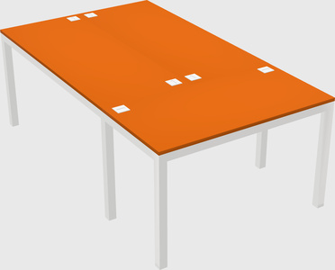 Shared office desks