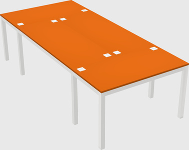 Shared office desks