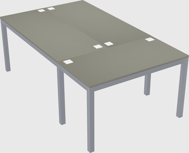 Shared office desks