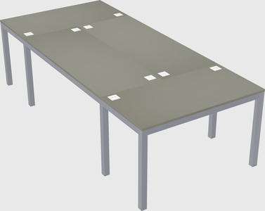 Shared office desks