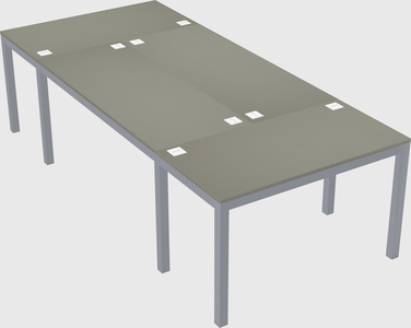Shared office desks