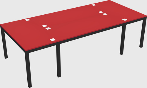 Shared office desks