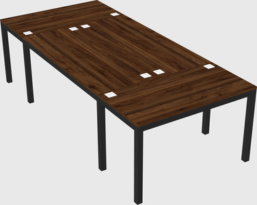 Shared office desks