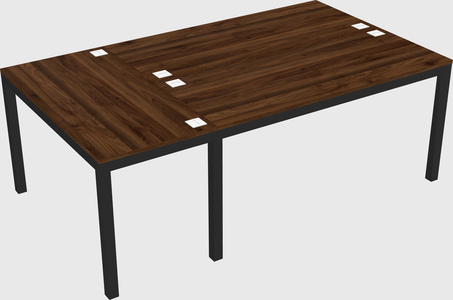 Shared office desks