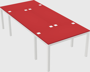 Shared office desks