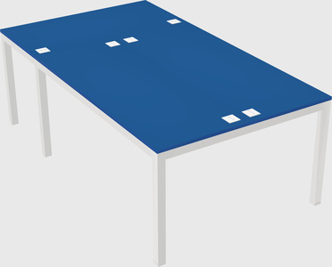 Shared office desks
