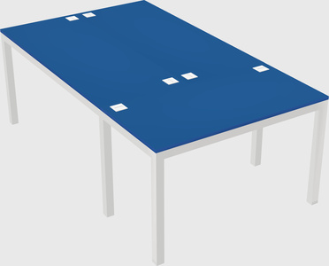 Shared office desks