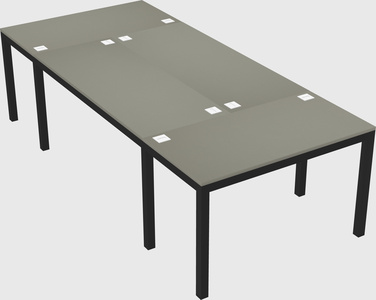 Shared office desks